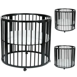 Born Lucky Box Rond Zwart Met Matras