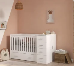 Born Lucky Combi Ledikant Memphis Wit