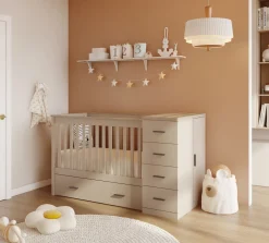 Born Lucky Combi Ledikant Memphis Clay Met Matras
