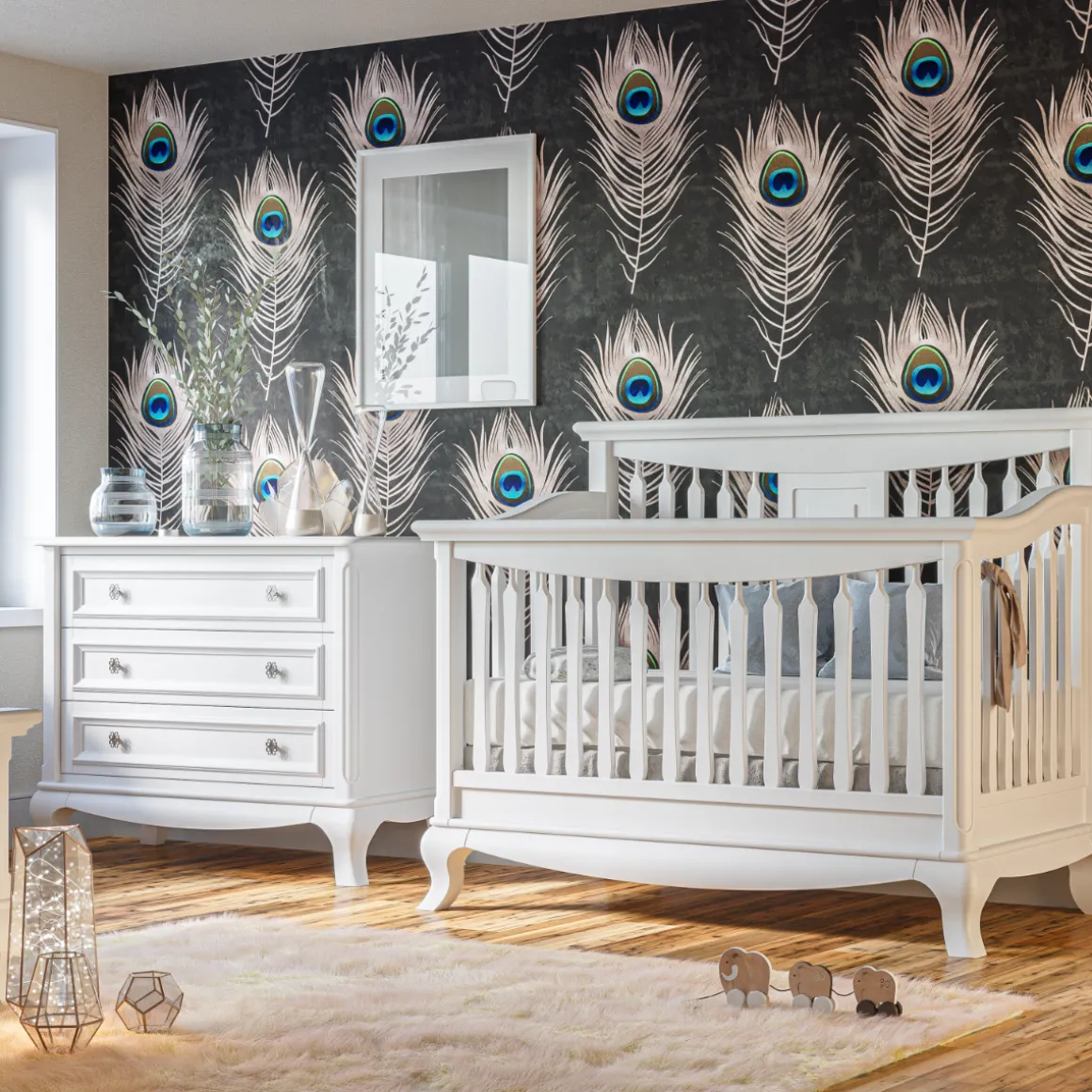 Born Lucky Commode Romeo Solid White