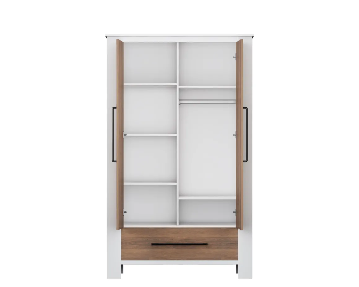 Born Lucky Kledingkast Dallas Walnut