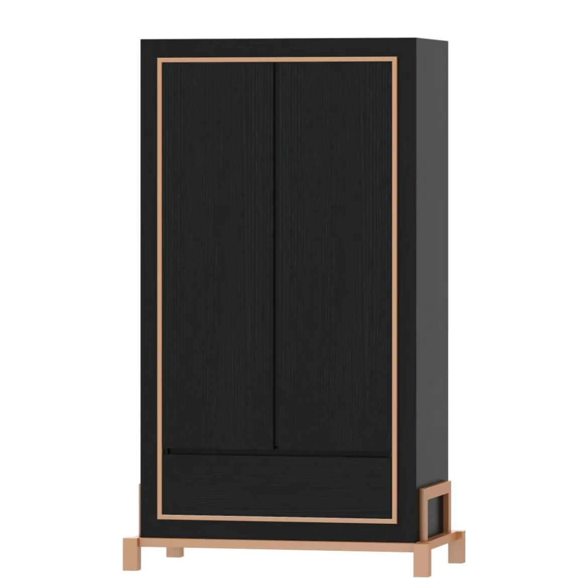 Born Lucky Kledingkast Monaco Zwart