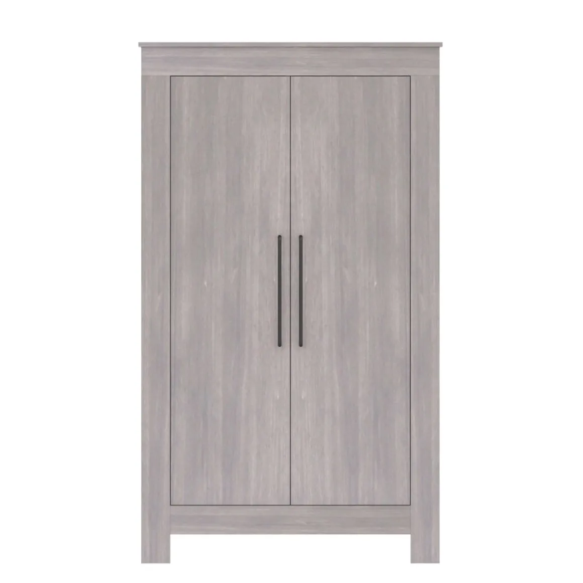 Born Lucky Kledingkast Nevada 2 Deurs Grijs Zwart