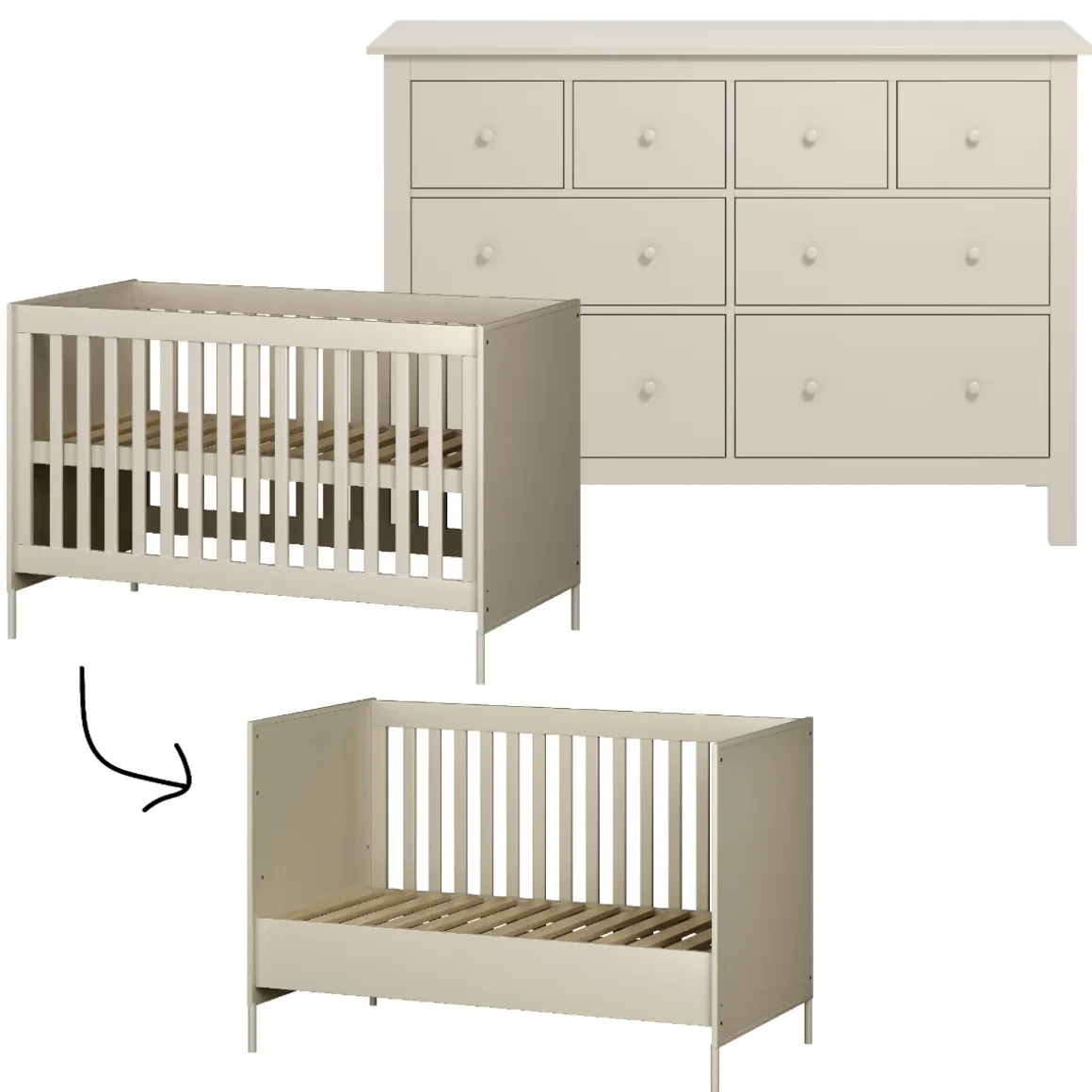 Born Lucky Meegroei Babykamer Bretagne Clay 2 Delig
