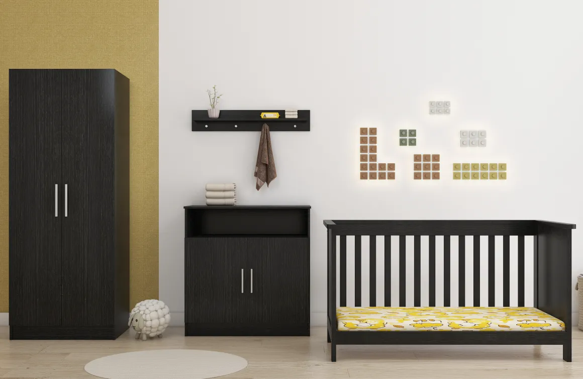 Born Lucky Meegroei Babykamer Tucson Zwart 3 Delig