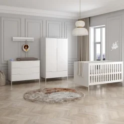 Born Lucky Meegroei Babykamer Santiago Wit 3 Delig