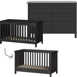 Born Lucky Meegroei Babykamer Bretagne Zwart 2 Delig