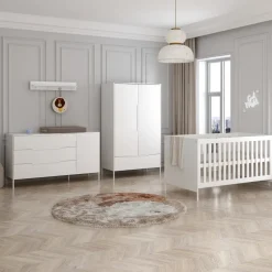 Born Lucky Meegroei Babykamer Santiago Wit XL 3 Delig