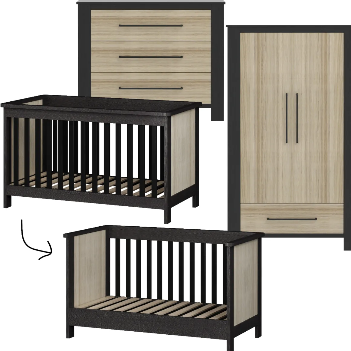 Born Lucky Meegroei Babykamer Oxford 3 Delig