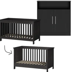 Born Lucky Meegroei Babykamer Tucson Zwart 2 Delig