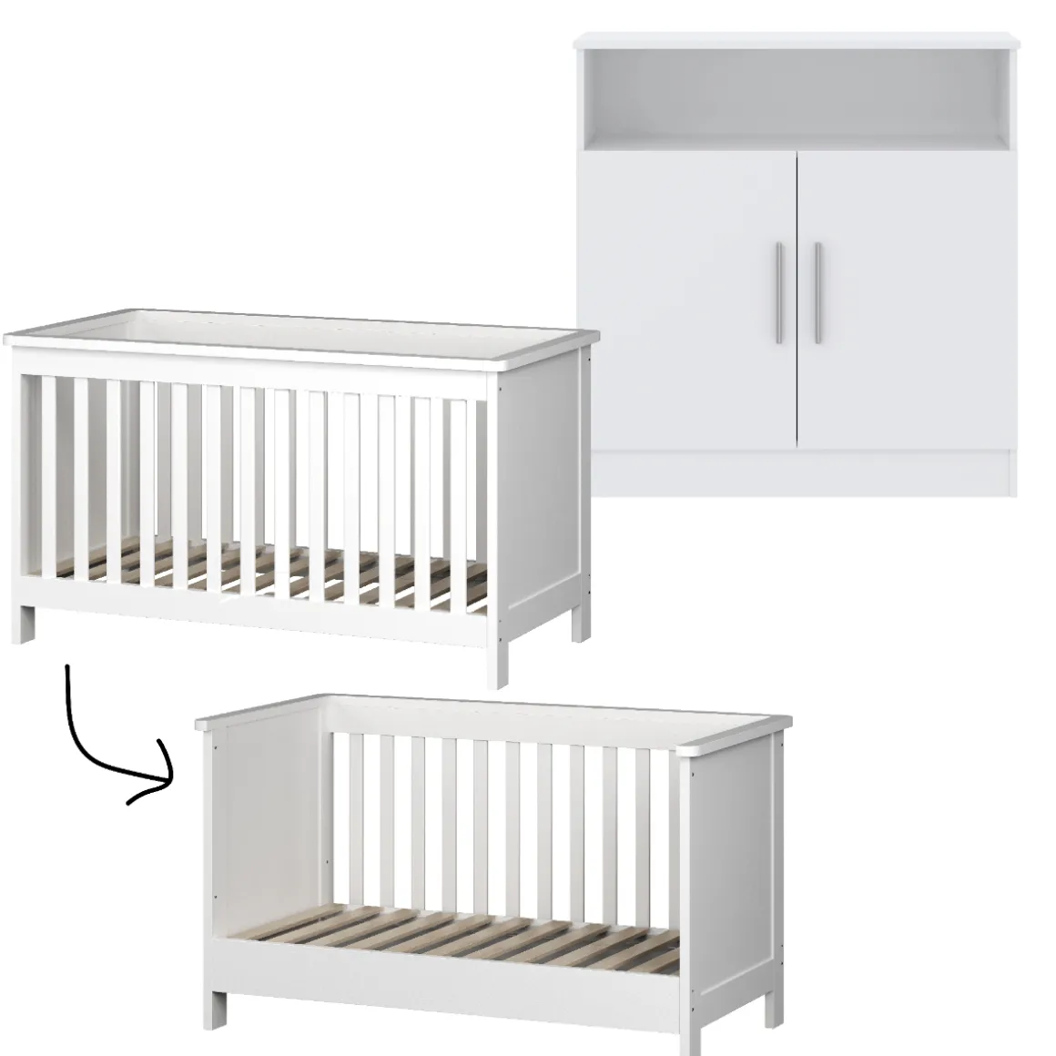 Born Lucky Meegroei Babykamer Texas Wit 2 Delig