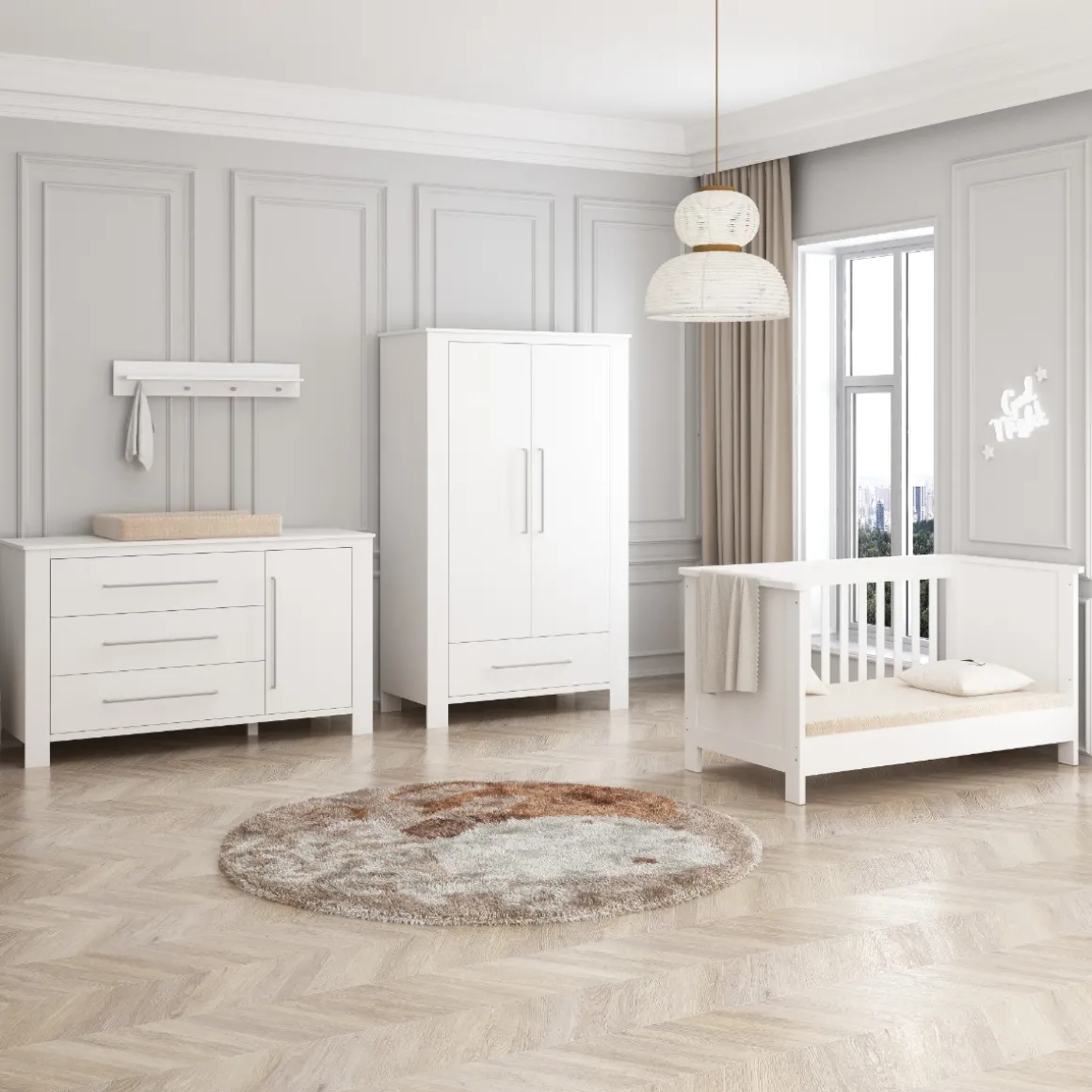 Born Lucky Meegroei Babykamer Noel 3 Delig XL Wit