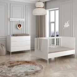 Born Lucky Meegroei Babykamer Santiago Wit 2 Delig