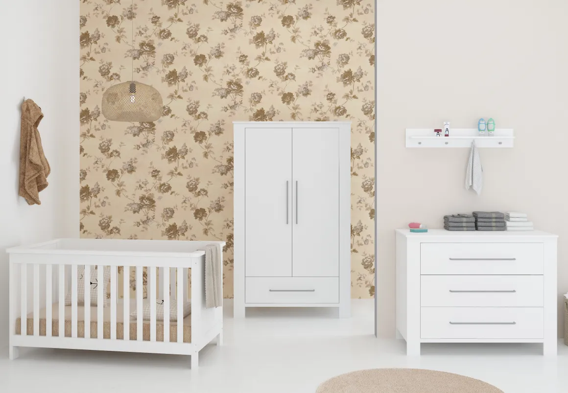 Born Lucky Meegroei Babykamer Noel Wit 3 Delig