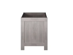 Born Lucky Meegroei Ledikant Nevada Grijs 70 x 140 cm + Born Lucky Junior Matras 70 x 140 cm