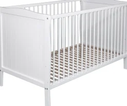 Born Lucky Meegroei Ledikant Met Veiligheidsrekje 70 x 140 cm Wit