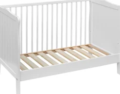 Born Lucky Meegroei Ledikant Met Veiligheidsrekje 70 x 140 cm Wit