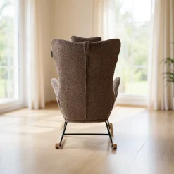 Born Lucky Schommelstoel Teddy Stof Bruin