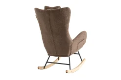 Born Lucky Schommelstoel Teddy Stof Bruin
