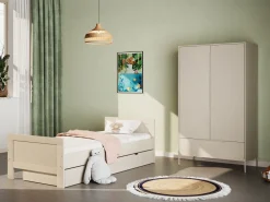 Born Lucky Tienerkamer Belmond Clay 2 Delig Met Bed Met Lade Met Kledingkast