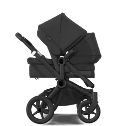 Bugaboo Donkey 5 Duo Kinderwagen 3 In 1 Black Midnight Black + Isofix Base + Voetenzak