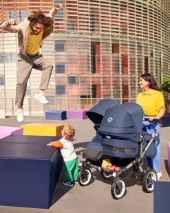 Bugaboo Donkey 5 Duo Kinderwagen Core Black Midnight Black