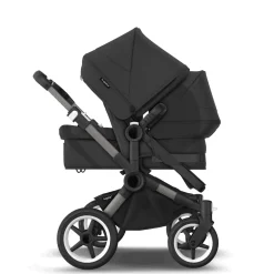 Bugaboo Donkey 5 Duo Kinderwagen 3 In 1 Graphite Midnight Black + Isofix Base