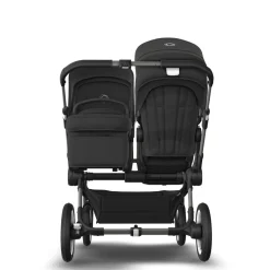 Bugaboo Donkey 5 Duo Kinderwagen 3 In 1 Graphite Midnight Black + Isofix Base