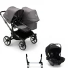 Bugaboo Donkey 5 Duo Kinderwagen 3 In 1 Graphite Grey Melange
