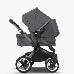 Bugaboo Donkey 5 Duo Kinderwagen 3 In 1 Graphite Grey Melange