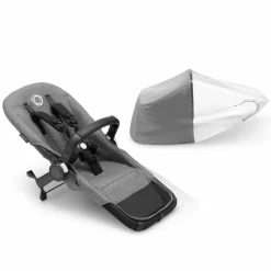 Bugaboo Donkey 5 Duo Uitbreidingsset Grey Melange