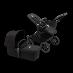Bugaboo Donkey 5 Mono Kinderwagen 3 In 1 Black Midnight Black