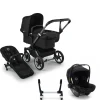 Bugaboo Donkey 5 Mono Kinderwagen 3 In 1 Graphite Midnight Black