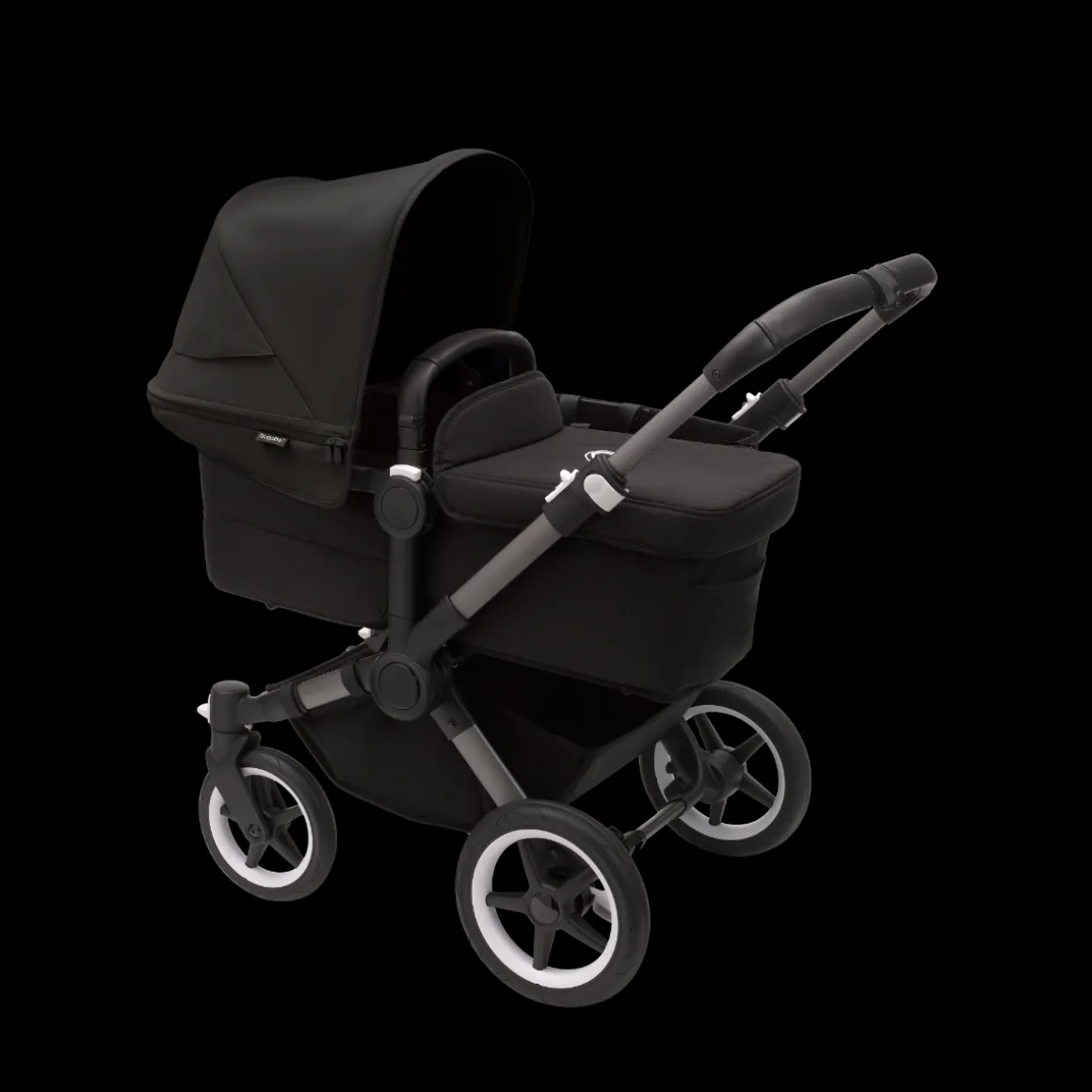 Bugaboo Donkey 5 Mono Kinderwagen 3 In 1 Graphite Midnight Black