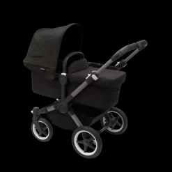 Bugaboo Donkey 5 Mono Kinderwagen 3 In 1 Graphite Midnight Black Met Cybex Cloud T Groep 0 Autostoel + Isofix Base