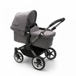Bugaboo Donkey 5 Mono Kinderwagen 2 In 1 Graphite Grey Melange + Voetenzak