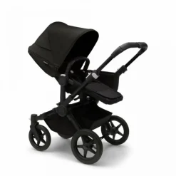 Bugaboo Donkey 5 Mono Kinderwagen 3 In 1 Black Midnight Black Met Cybex Cloud T Groep 0 Autostoel