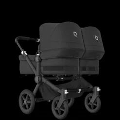 Bugaboo Donkey 5 Tweeling Kinderwagen 3 In 1 Black Midnight Black