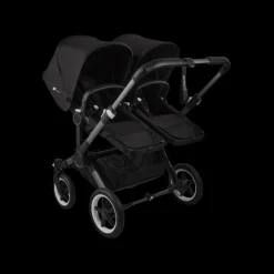 Bugaboo Donkey 5 Tweeling Kinderwagen 3 In 1 Graphite Midnight Black Met Twee Cybex Cloud T Groep 0 Autostoelen + Isofix Base