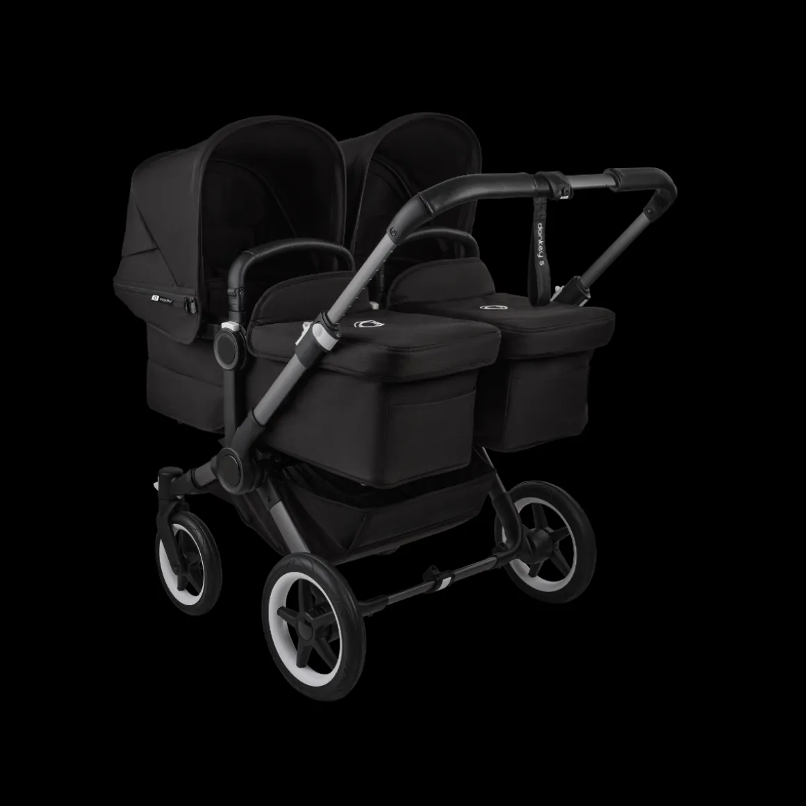 Bugaboo Donkey 5 Tweeling Kinderwagen 3 In 1 Graphite Midnight Black