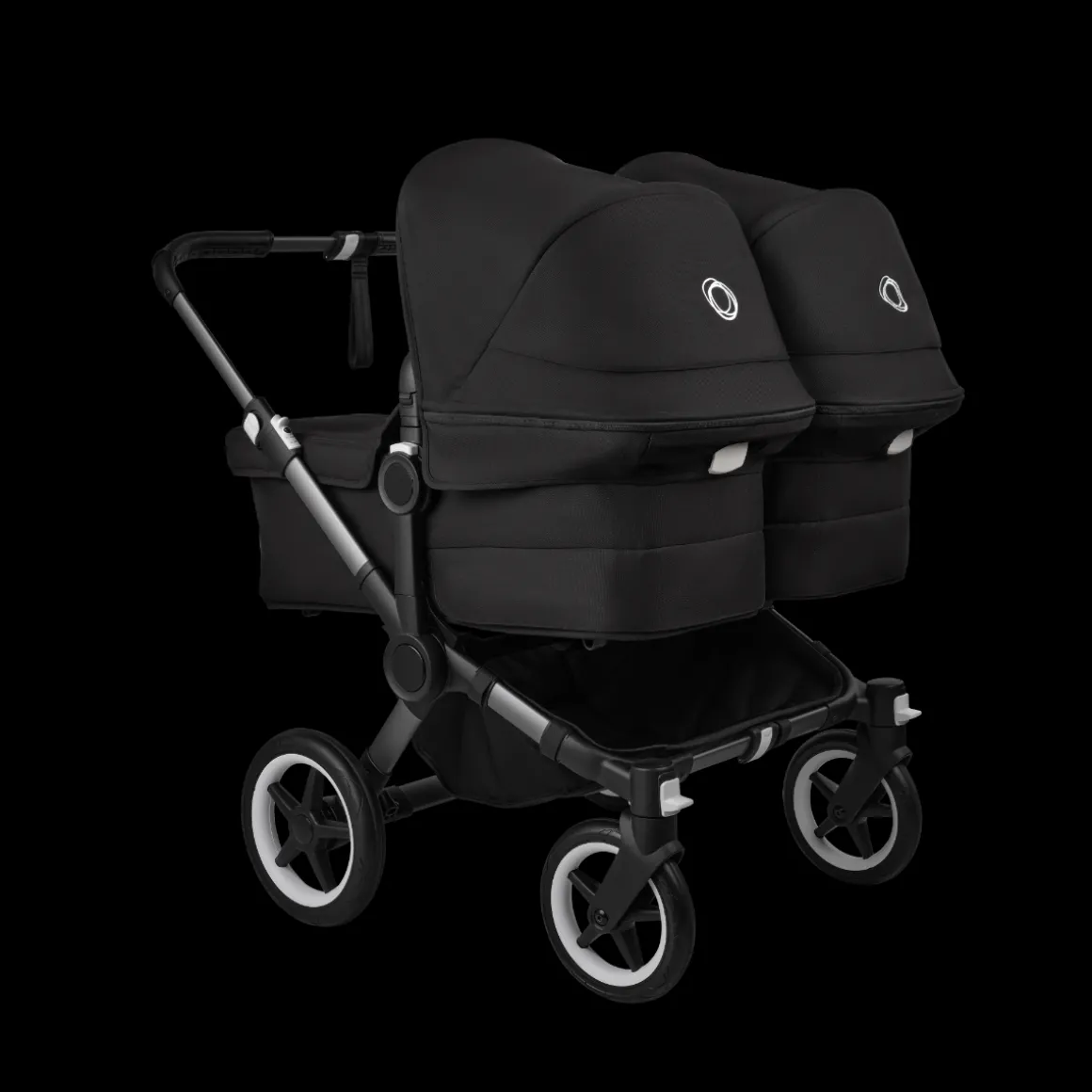 Bugaboo Donkey 5 Tweeling Kinderwagen 3 In 1 Graphite Midnight Black