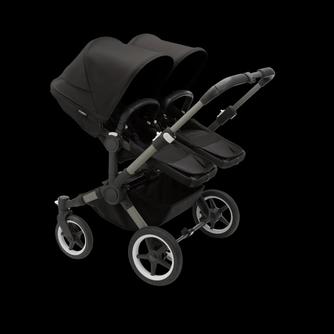 Bugaboo Donkey 5 Tweeling Kinderwagen 3 In 1 Graphite Midnight Black
