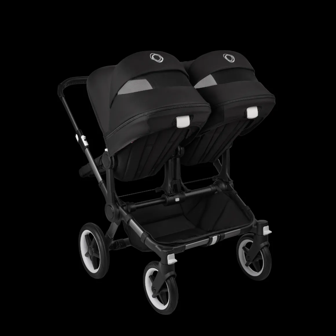 Bugaboo Donkey 5 Tweeling Kinderwagen 3 In 1 Graphite Midnight Black
