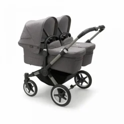 Bugaboo Donkey 5 Tweeling Kinderwagen 2 In 1 Graphite Grey Melange + Voetenzak