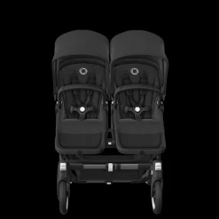 Bugaboo Donkey 5 Tweeling Kinderwagen 3 In 1 Graphite Midnight Black + Isofix Base