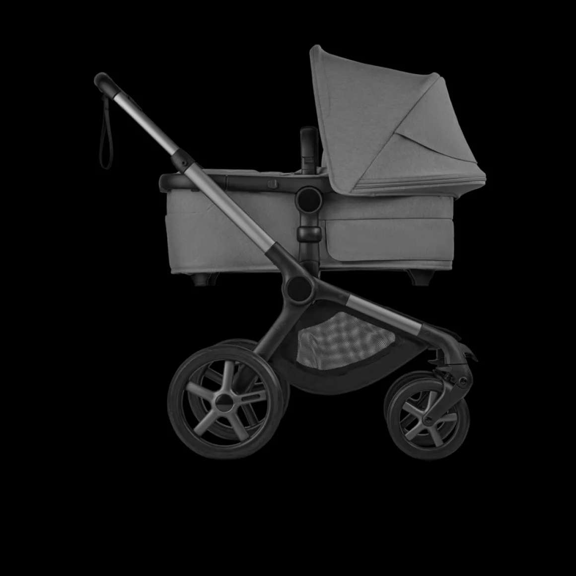 Bugaboo Kinderwagen 3 in 1 Fox 5 Renew Complete Graphite | Moon Grey + Bugaboo Autostoel Groep 0 Turtle Air by Nuna Black