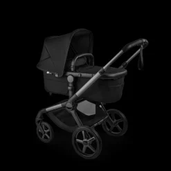 Bugaboo Kinderwagen 3 in 1 Fox 5 Renew Complete Black | Heritage Black + Cybex Autostoel Groep 0 Cloud T I Size Sepia Black + Draaibare Base T Black