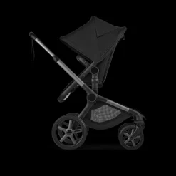 Bugaboo Kinderwagen 3 in 1 Fox 5 Renew Complete Black | Heritage Black + Cybex Autostoel Groep 0 Cloud T I Size Sepia Black + Draaibare Base T Black