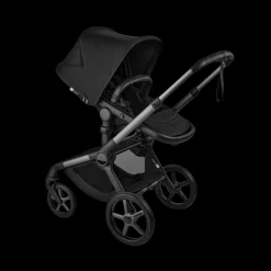 Bugaboo Kinderwagen 3 in 1 Fox 5 Renew Complete Black | Heritage Black + Bugaboo Autostoel Groep 0 Turtle Air by Nuna Black + Draaibare Isofix Base 360