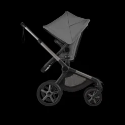 Bugaboo Kinderwagen 3 in 1 Fox 5 Renew Complete Graphite | Moon Grey + Cybex Autostoel Groep 0 Cloud T I Size Sepia Black